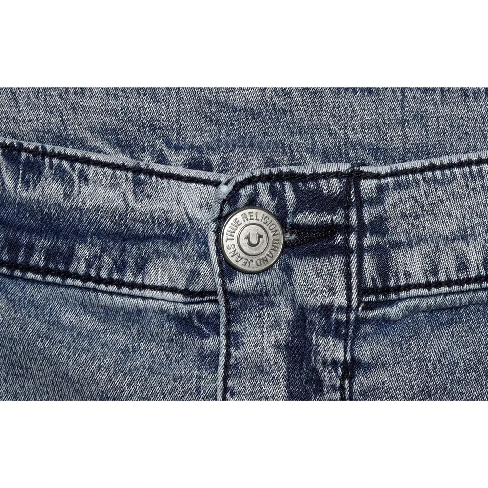 True‎ Religion Geno Relaxed Slim Moto Men's Shorts Size 42 Thrashed Distressed